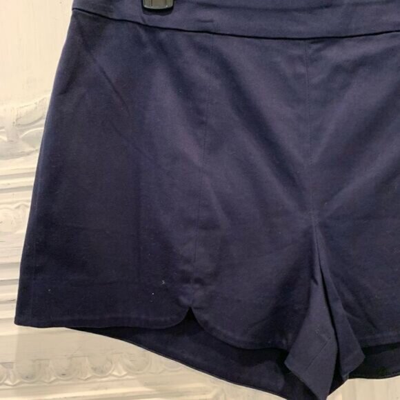 Draper James Scallop Navy Shorts Size 12 NWT - Picture 7 of 11